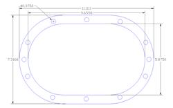 Flatout Gaskets Supercharger Gear Cover Gaskets 1079
