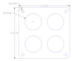 Flatout Gaskets Carburetor Base Plate Gaskets 1161.2