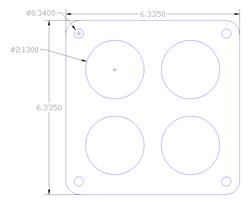 Flatout Gaskets Carburetor Base Plate Gaskets 1169