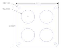 Flatout Gaskets Carburetor Base Plate Gaskets 1185