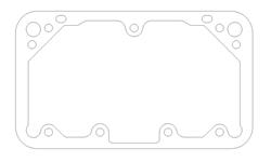 Flatout Gaskets Carburetor Metering Block Gaskets 1207