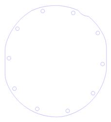Flatout Gaskets Differential Cover Gaskets 3043P