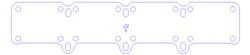 Flatout Gaskets Engine Port Block-Off Kits 3223A
