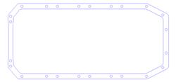 Flatout Gaskets Oil Pan Gaskets 5017.3
