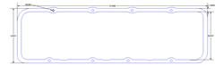 Flatout Gaskets Valve Cover Gaskets 6109-3