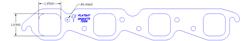 Flatout Gaskets GPC Header Gaskets 7004