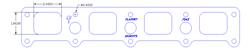 Flatout Gaskets Amored RCC Header Gaskets 7043C