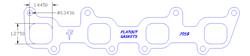 Flatout Gaskets Amored RCC Header Gaskets 7059C