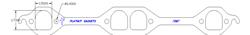 Flatout Gaskets Header Gaskets 7067E