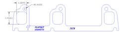 Flatout Gaskets Amored RCC Header Gaskets 7078C