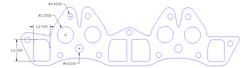 Flatout Gaskets Intake Gaskets 7195S