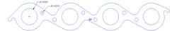 Flatout Gaskets Header Gaskets 7215S