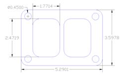 Flatout Gaskets Turbocharger Gaskets 7406