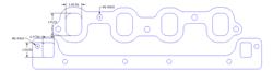 Flatout Gaskets Intake Gaskets 8022