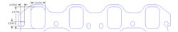 Flatout Gaskets Intake Gaskets 8054