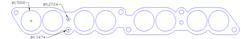 Flatout Gaskets Intake Gaskets 8060