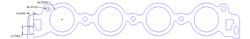 Flatout Gaskets Intake Gaskets 8225.3