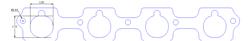 Flatout Gaskets Intake Gaskets for 1978-1995 928 - 8469