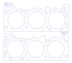 Flatout Gaskets RCC Copper Cylinder Head Gaskets 909244030