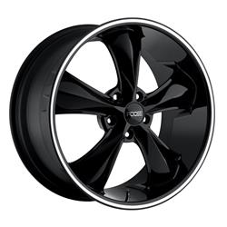 Foose Legend Series Black Wheels With Machined Lip 20x10