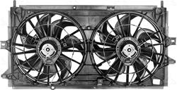 Four Seasons Radiator and Condenser Fan Motor Assemblies for 2002-2005 CENTURY, 2002-2004 REGAL - 75259