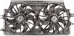 Four Seasons Radiator and Condenser Fan Motor Assemblies for 2000-2001 CENTURY, REGAL - 75512