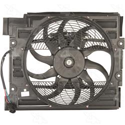 Four Seasons Condenser Fan Motor Assemblies for 1997-1998 528I, 540I - 76069