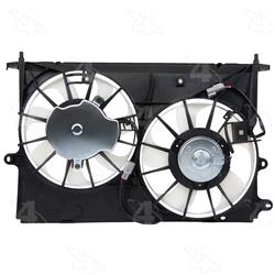 Four Seasons Radiator and Condenser Fan Motor Assemblies for 2009-2010 COROLLA, MATRIX - 76224