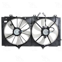 Four Seasons Radiator and Condenser Fan Motor Assemblies for 2010-2011 CAMRY, 2009-2014 VENZA - 76265