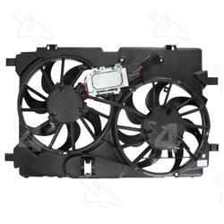 Four Seasons Radiator and Condenser Fan Motor Assemblies for 2010-2012 FUSION, 2011-2012 MKZ - 76286