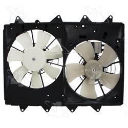 Four Seasons Radiator and Condenser Fan Motor Assemblies for 2007-2009 CX-9 - 76355