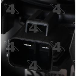 Four Seasons Radiator and Condenser Fan Motor Assemblies for 2013-2016 MKS, 2013-2019 POLICE INTERCEPTOR SEDAN, 2013-2017 TAURUS - 76372