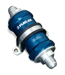 FUELAB 818 Series Inline 75 Microns Fuel Filter with -6 AN Inlet Size 81821-3