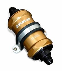 FUELAB 848 Series Inline 10 Microns Fuel Filter with -6 AN Inlet Size 84801-5