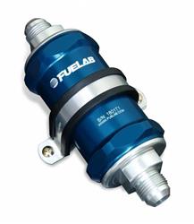 FUELAB 848 Series Inline 10 Microns Fuel Filter with -8 AN Inlet Size 84802-3