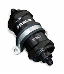 FUELAB 848 Series Inline 40 Microns Fuel Filter with -8 AN Inlet Size 84812-1