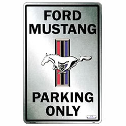 Ford Mustang Parking Sign