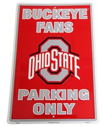 Ohio State Buckeyes Parking Sign SPCOHS