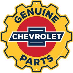 Genuine Chevrolet Parts Aluminum Sign SY85083