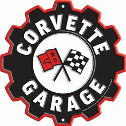 Corvette Garage Aluminum Sign SY85086