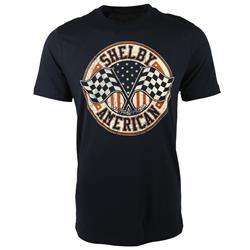 Shelby with American Crossed Flags T-Shirt