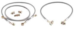 Goodridge Clear Hoses with Chrome Swivels