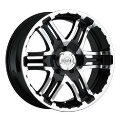 Gear Alloy 713MB Double Pump Gloss Black Wheels with Mirror Machined Accents 16x8