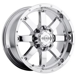 155★l Gear Big SALE メタルギ~大セール＋おまけ付き Gear Off Road 726C-2096800 Gear Alloy 726C Big Block Chrome Wheels