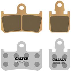Galfer HH Sintered Ceramic Brake Pads for 2009-2018 VMX1700 V-MAX, 2007-2014 YZF-R1 - FD365G1375