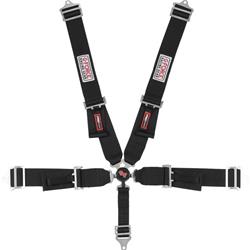 G-Force 6000BU Blue 5-Point Pull-Down Latch and Link Individual Shoulder Harness Set 
