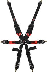 G-FORCE Pro Series Camlock  6-Point Harness 7623BK