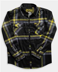 Greasy Hands Society Eat Dust Flannel Shirts