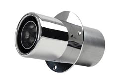 Gibson Marine Power Tip Transom Mounted 304 Stainless Steel 4 Inch Muffler 310003