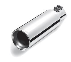 Gibson Stainless Steel  Round, Polished 2.50 Inch Exhaust Tip 500419